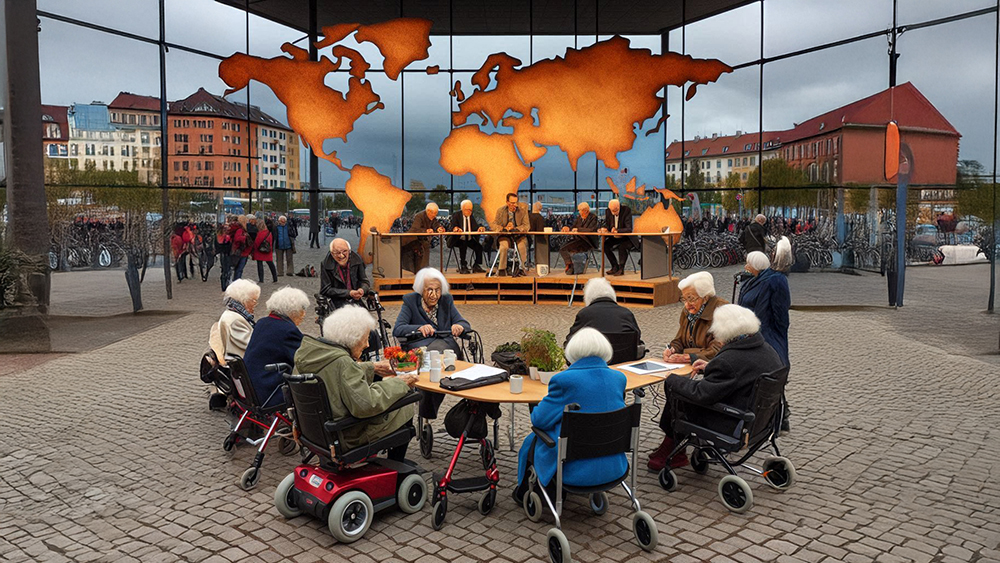 Senioren bei der Tagesschau
